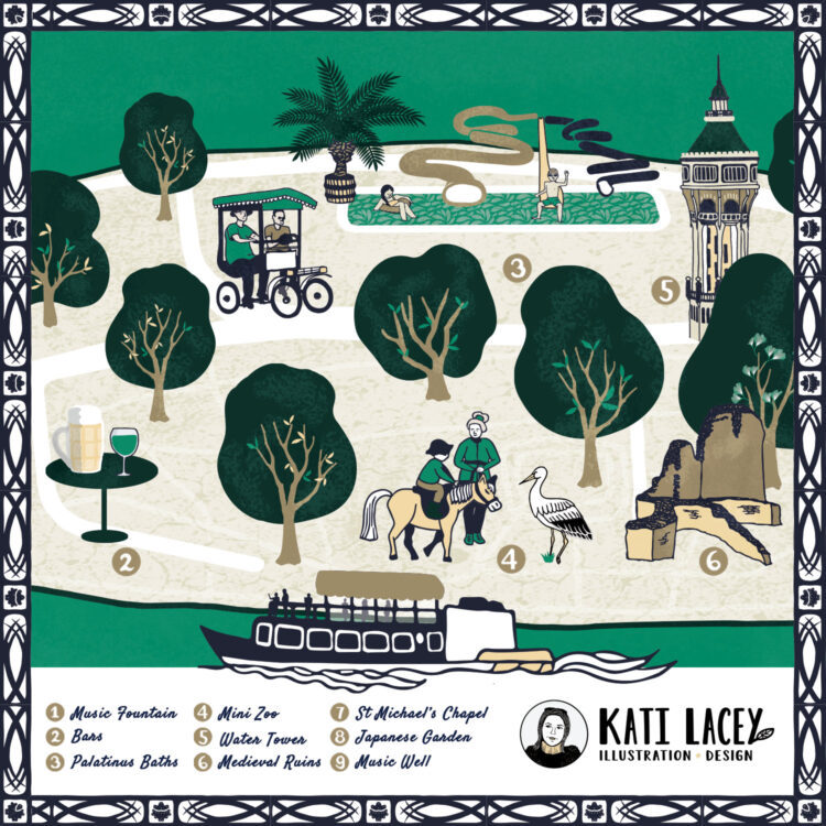IFH square map illustration badge Kati Lacey