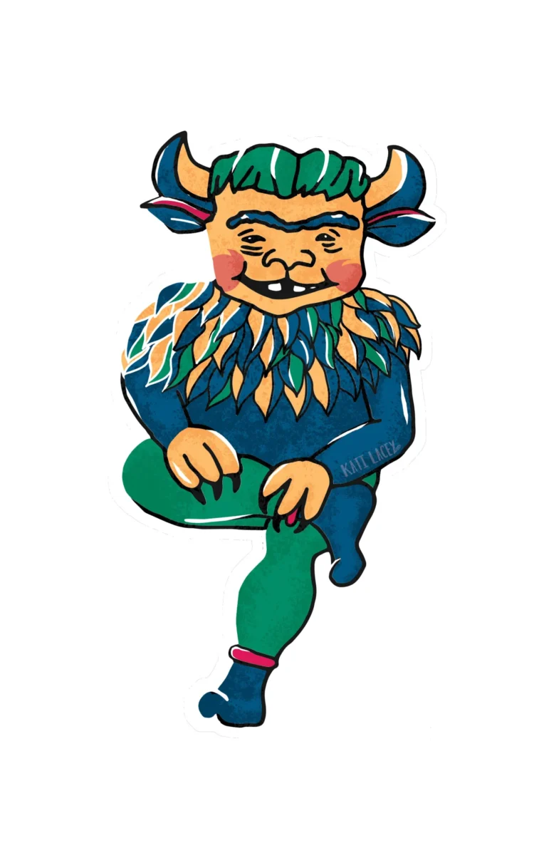 Lincoln College Imp Illustration by Kati Lacey Freelance Ilustrator e1665412698747