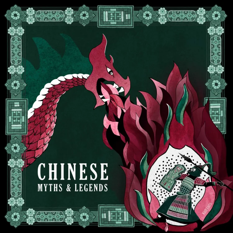 Mythology Book Cover Design Chinese Myths annd Legends by Kati Lacey book cover designer