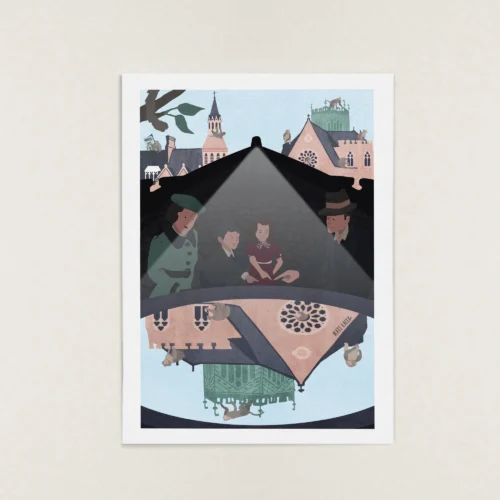 Secret Bristol Unframed Wall Art Print by Kati Lacey Designs